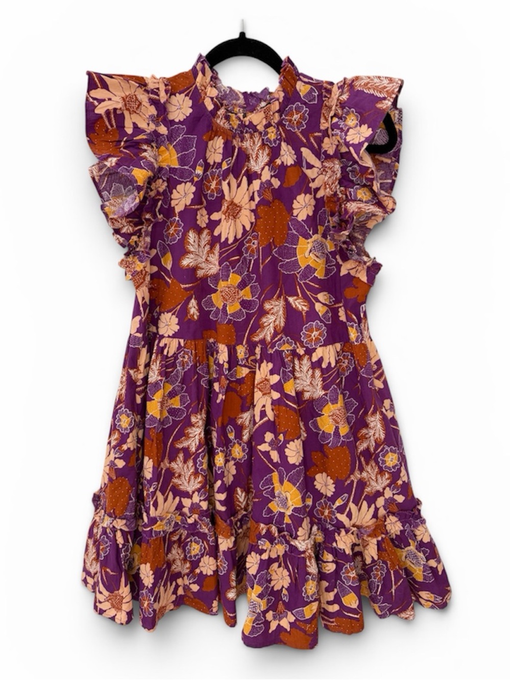 🌸 House of Harlow 1960 Floral Ruffle Mini Dress ✔️ Size Small 🌸